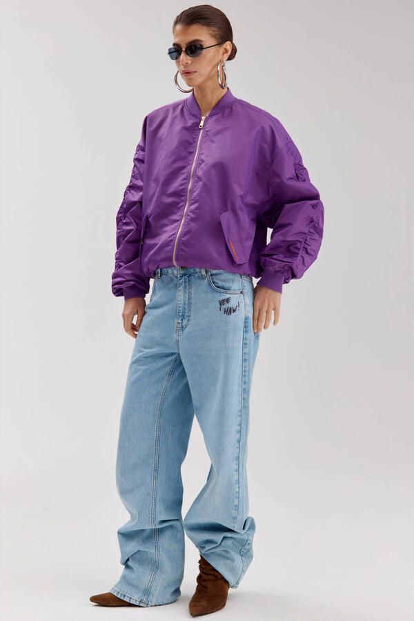 HARPER & YVE-PA wide leg jeans light blue denim - Foto 7