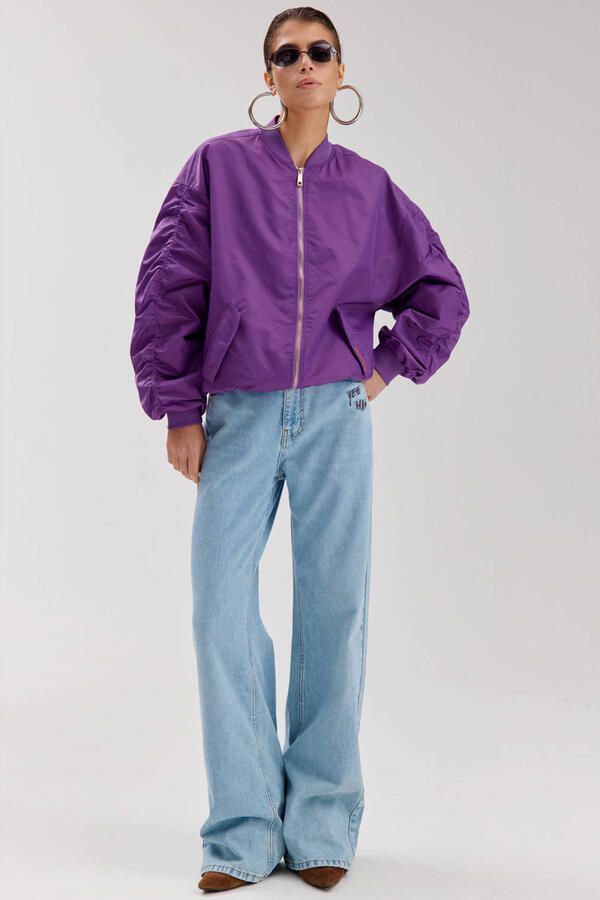 HARPER & YVE-PA wide leg jeans light blue denim - Foto 5