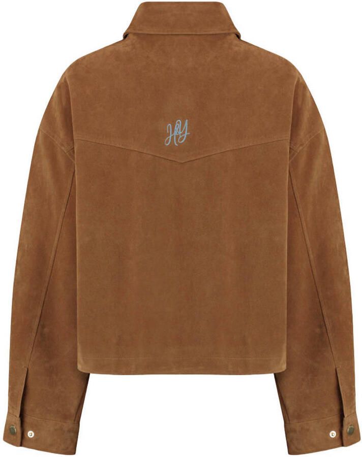 HARPER & YVE suèdelook jas camel - Foto 2
