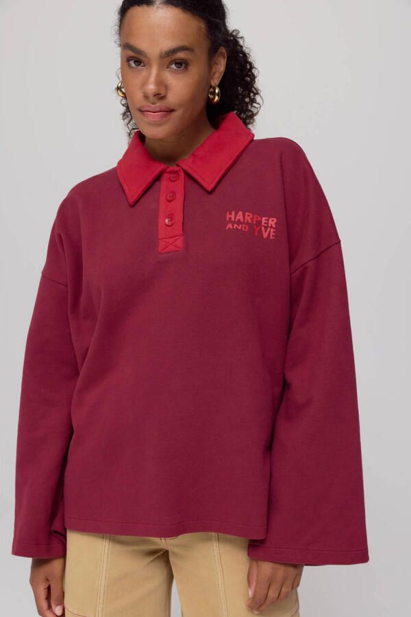 HARPER & YVE Dames Tops & T-shirts Pollie-ju Rood - Foto 6