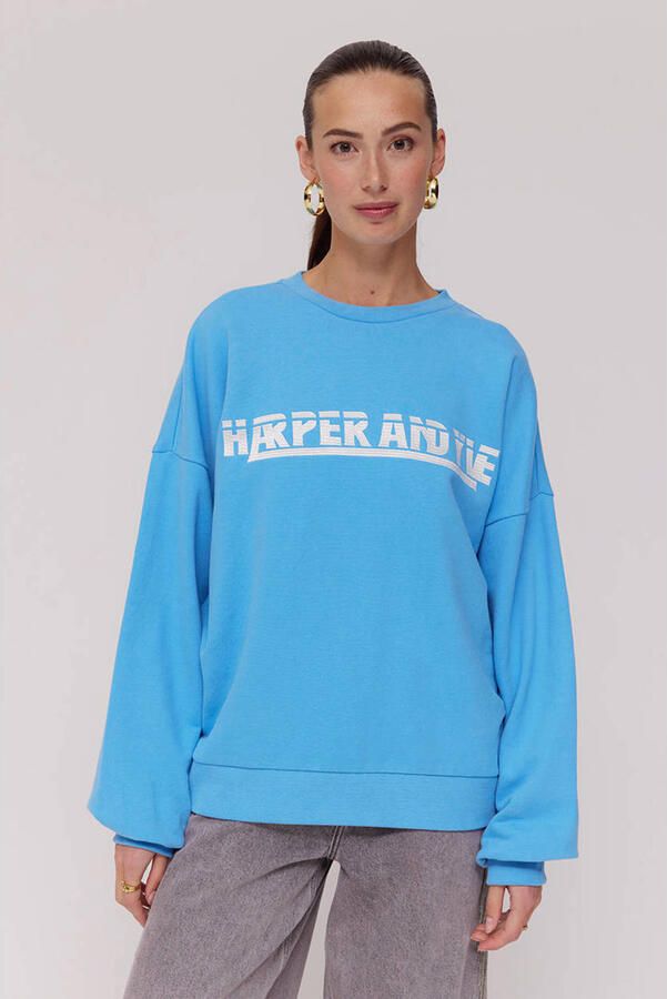 HARPER & YVE sweater lichtblauw