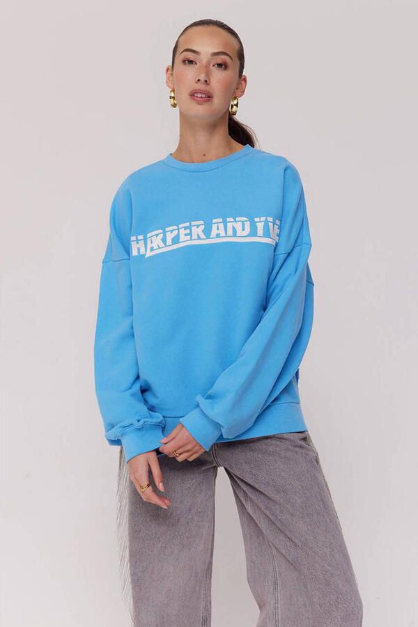 HARPER & YVE sweater lichtblauw - Foto 3