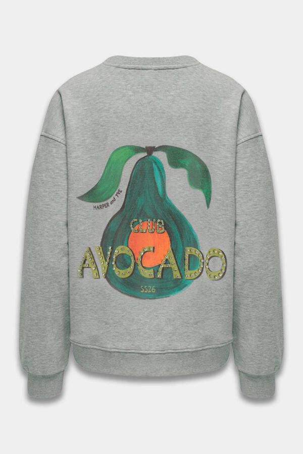 HARPER & YVE sweater met backprint grijs - Foto 2
