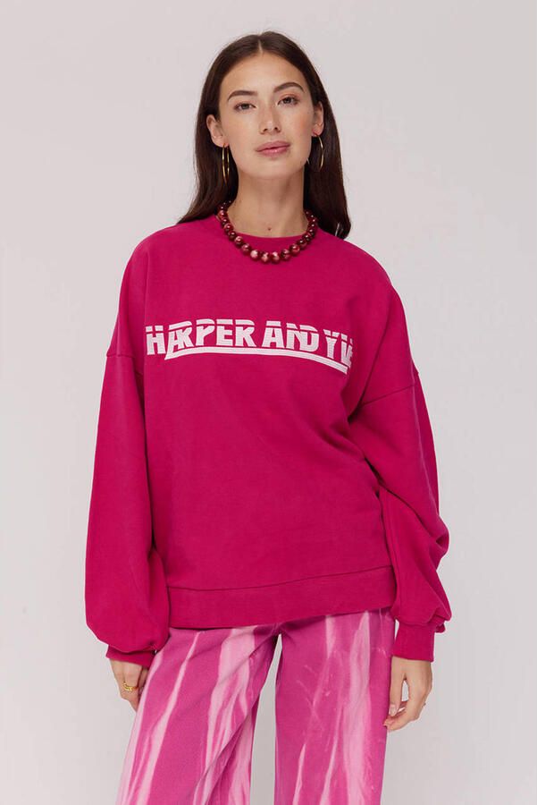HARPER & YVE Dames Truien & Vesten Lex-sw Fuchsia - Foto 5