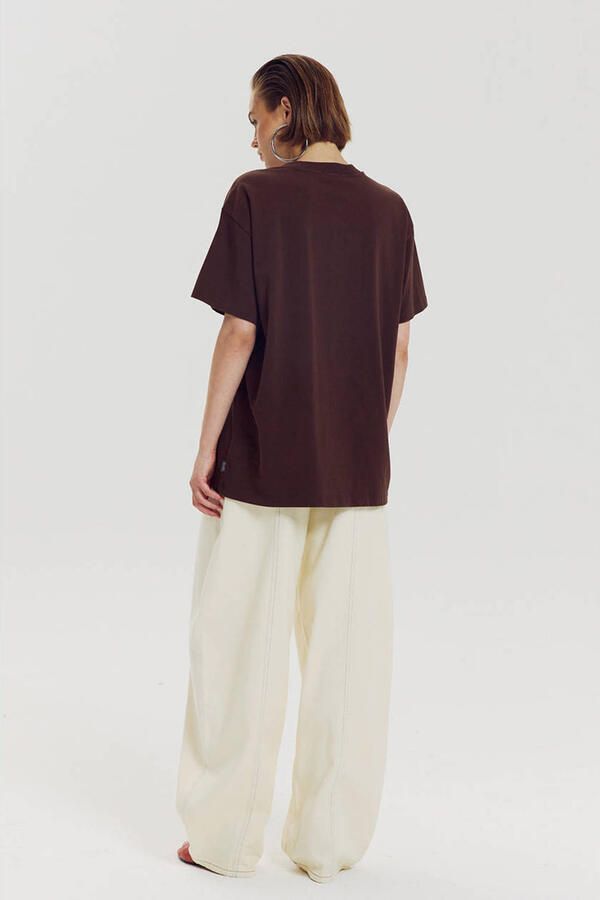 HARPER & YVE Dames Tops & T-shirts Moody-ss Bruin - Foto 7