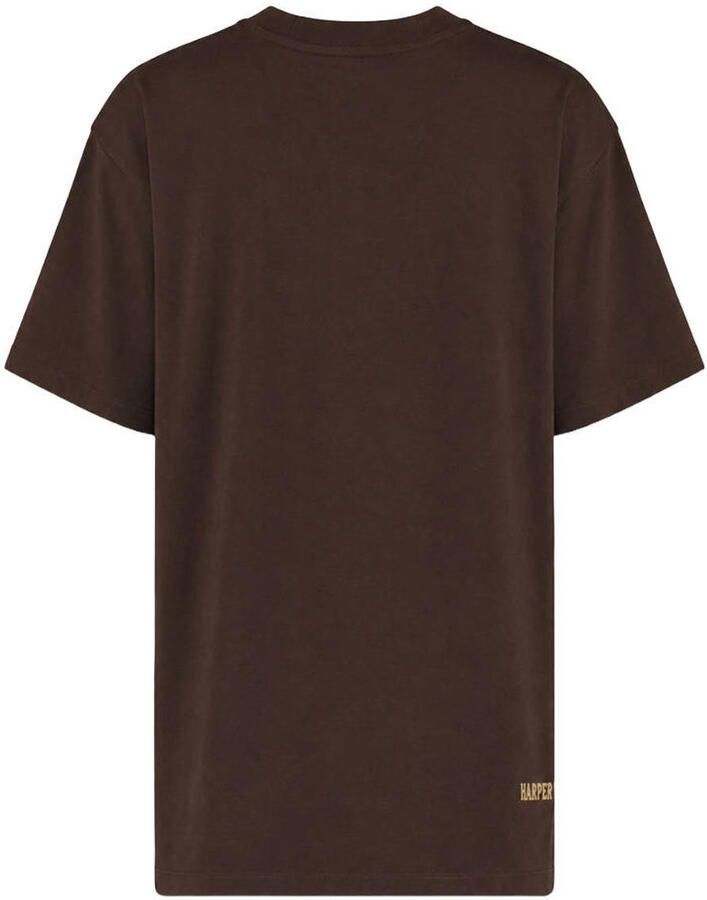 HARPER & YVE Dames Tops & T-shirts Moody-ss Bruin - Foto 6