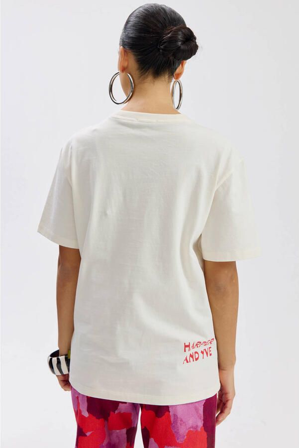 HARPER & YVE Dames Tops & T-shirts Bandida-ss Ecru - Foto 6