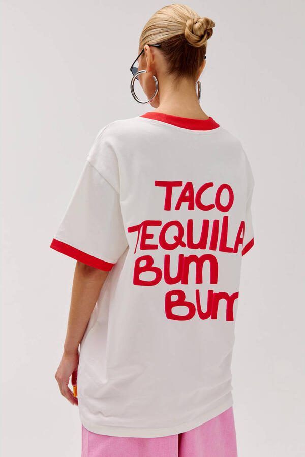 HARPER & YVE T-shirt met backprint ecru - Foto 2