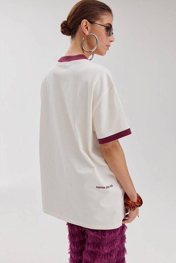 HARPER & YVE Dames Tops & T-shirts Sol-ss Ecru - Foto 6