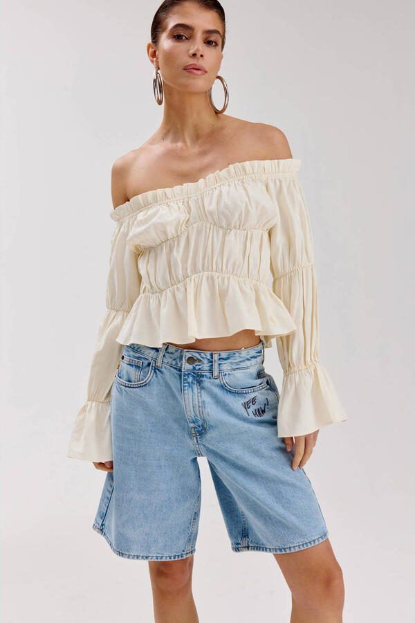 HARPER & YVE Dames Blouses Roan-ls Creme - Foto 5