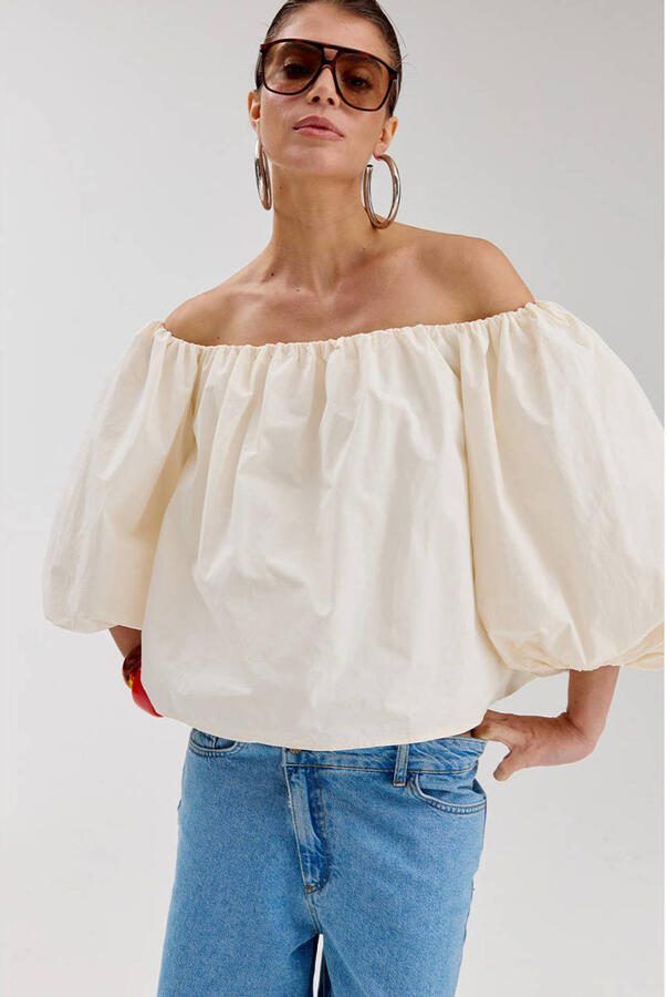 HARPER & YVE Dames Blouses Lauren-ls Ecru - Foto 5