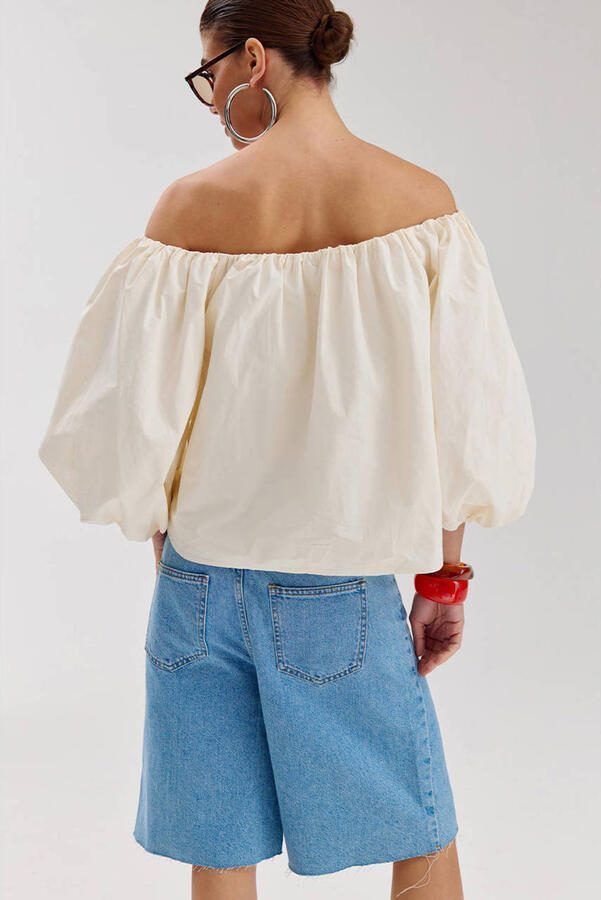 HARPER & YVE Dames Blouses Lauren-ls Ecru - Foto 7