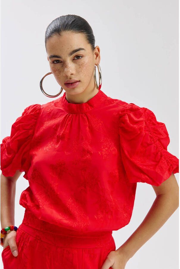 HARPER & YVE Dames Tops & T-shirts Macey-ss Rood - Foto 5
