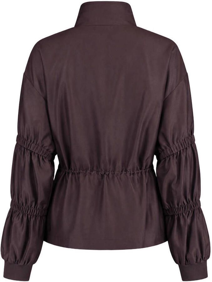 HARPER & YVE vest met logo bruin - Foto 2