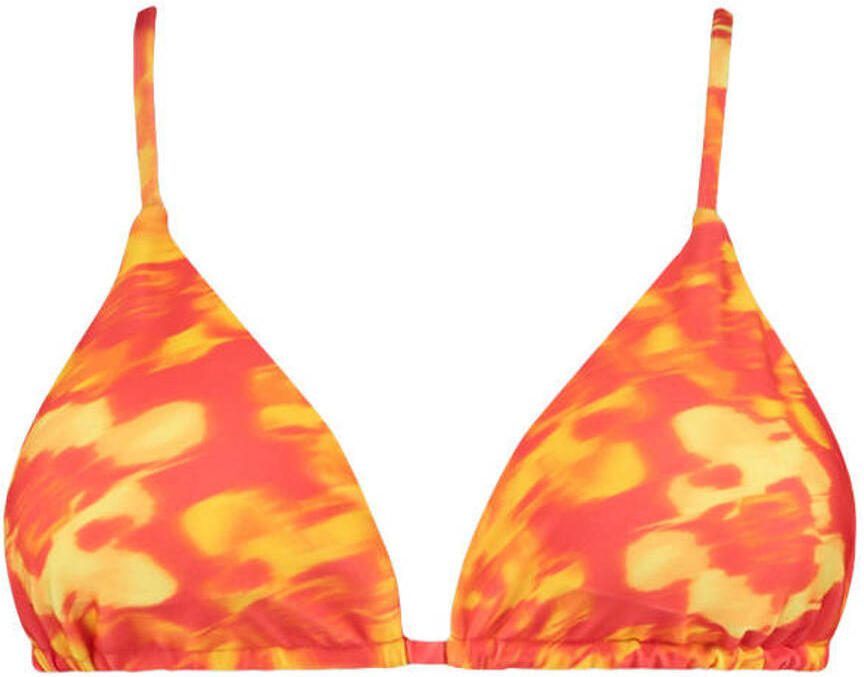 HARPER & YVE voorgevormde triangel bikinitop Lexie oranje geel