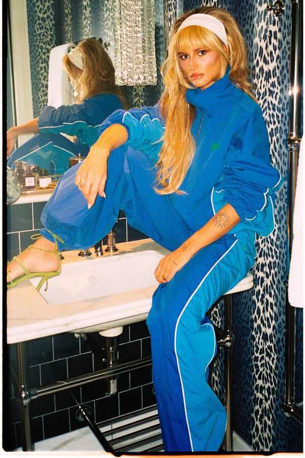 HARPER & YVE x Tessa van Montfoort jasje met logo blauw - Foto 2