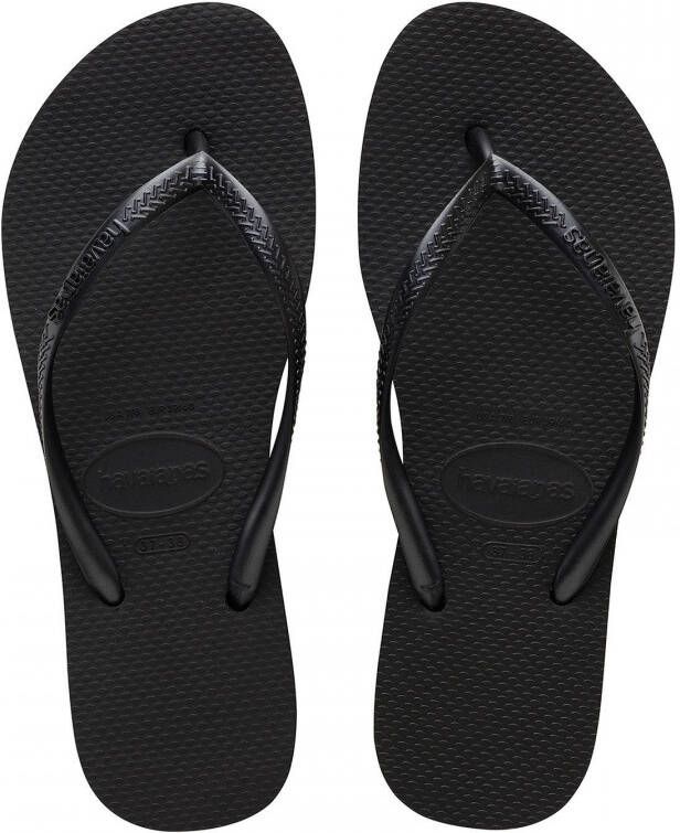 Havaianas Slim Flatform Flip Flops Black Heren