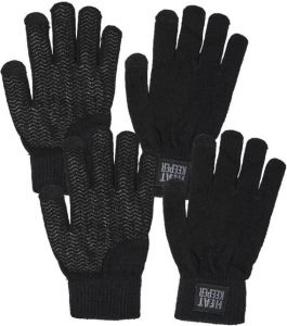 Heatkeeper handschoenen set van 2 zwart