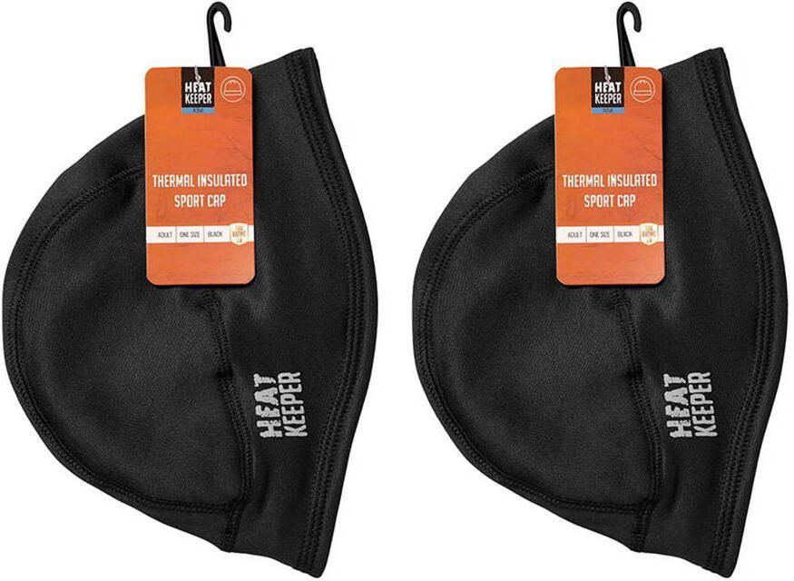 Heatkeeper thermo muts zwart (set van 2) - Foto 2