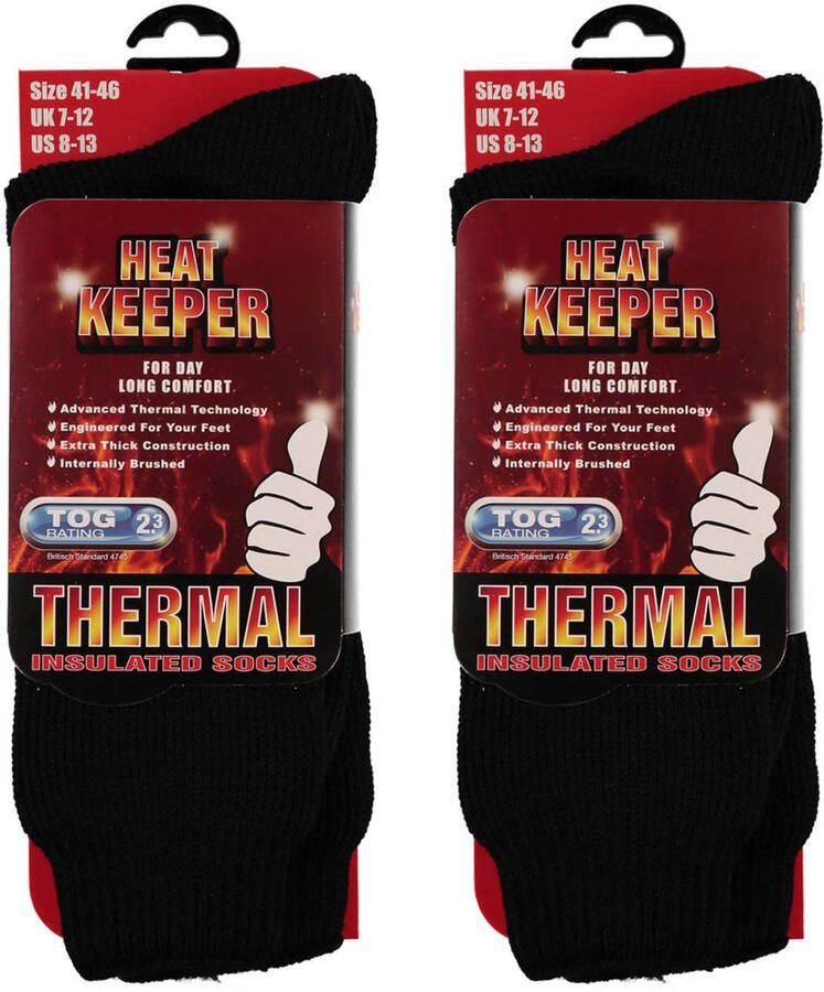 Heatkeeper thermo sokken zwart (set van 2) - Foto 2