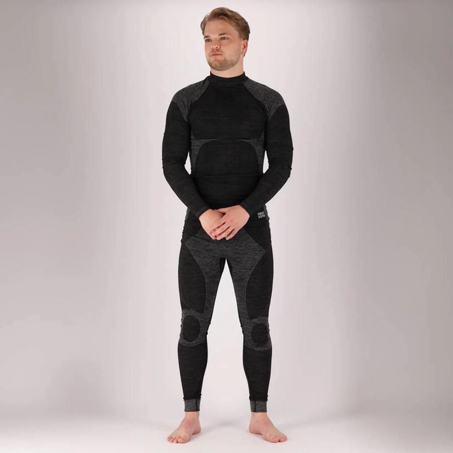 Heatkeeper Thermoshirt Zwart 4-Pack