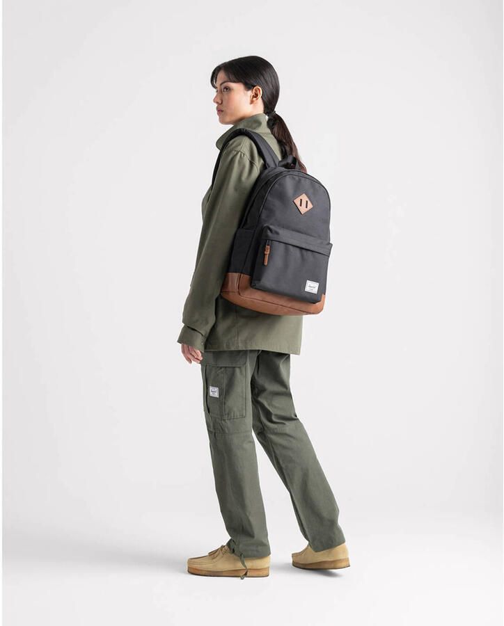 Herschel Heritage rugzak Raven Crosshatch Gray Unisex