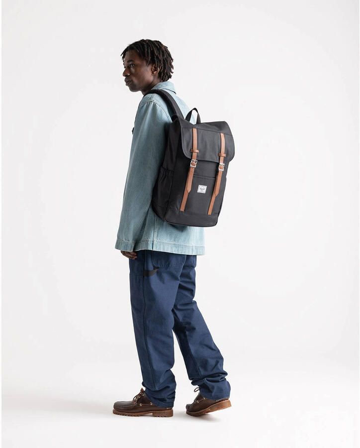 Herschel Rugzak Retreat Backpack Raven Crosshatch