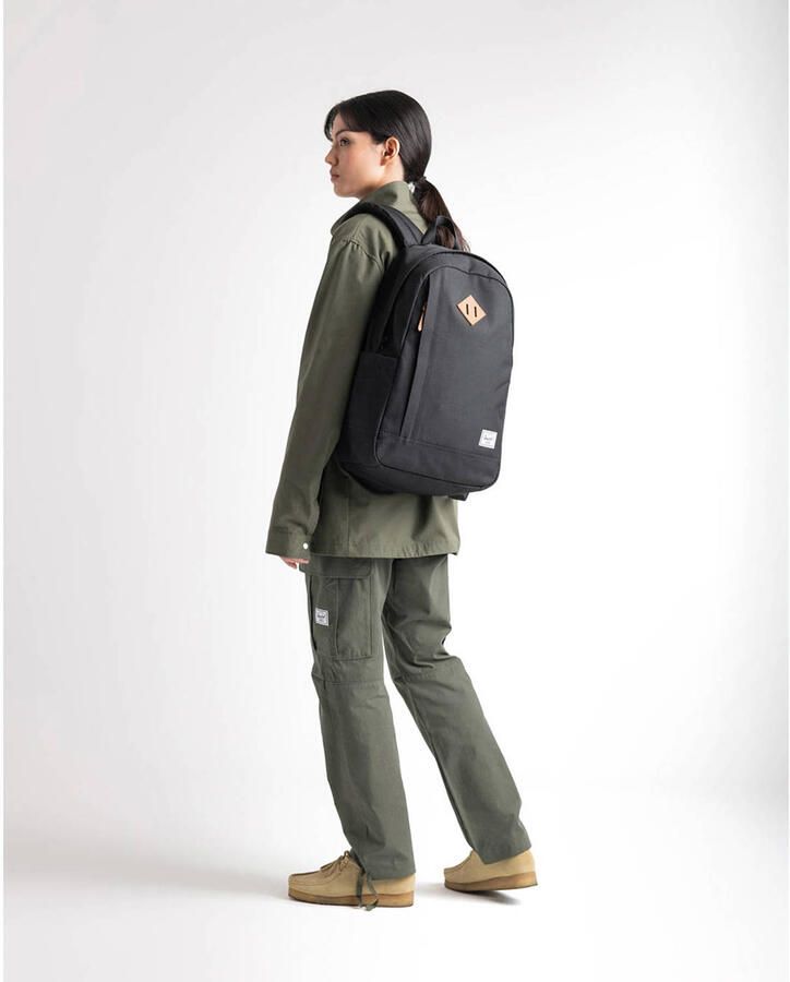 Herschel Katoenen Rugzak Herfst Winter 2024 Zwart Black Heren - Foto 2
