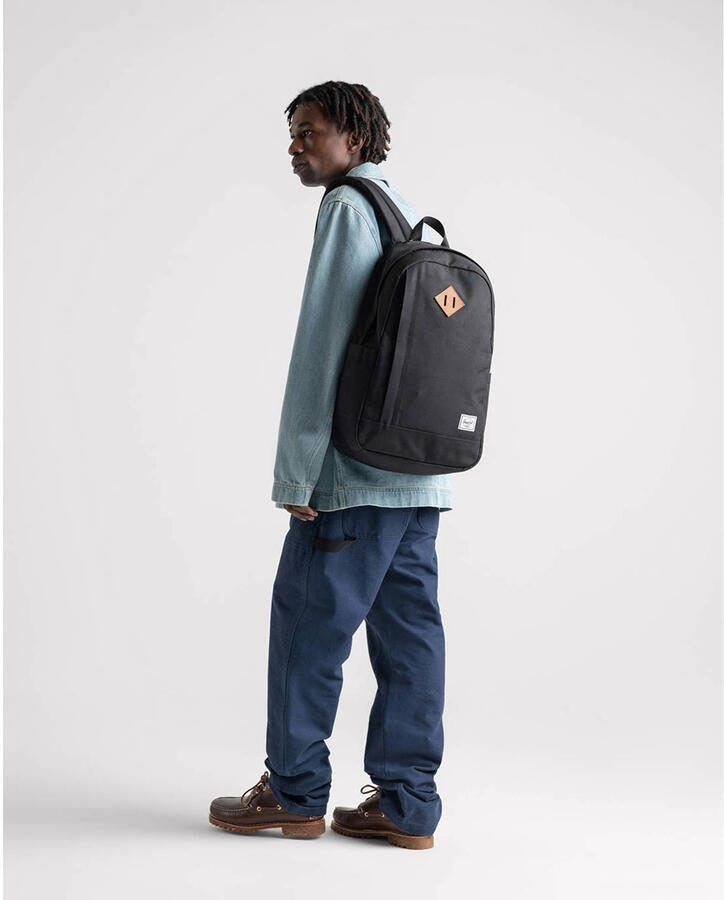Herschel Zwarte Polyester Rugzak Herfst Winter 2024 Black Heren - Foto 2
