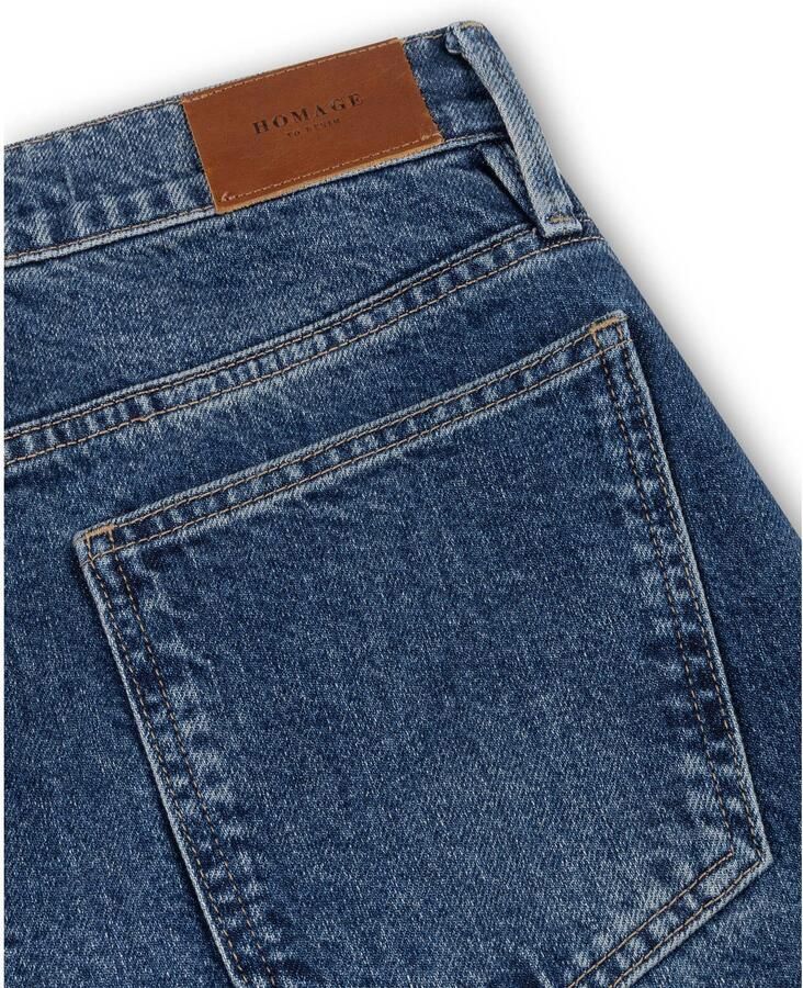 Homage to Denim barrel jeans donkerblauw - Foto 2