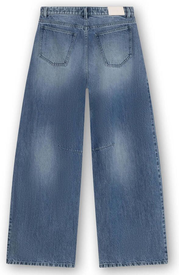 Homage to Denim barrel jeans donkerblauw - Foto 3