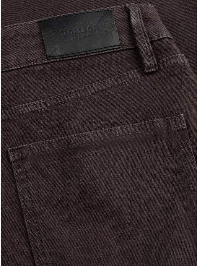 Homage to Denim Bella barrel jeans bruin - Foto 2