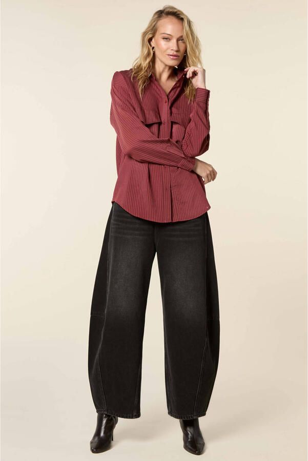 Homage to Denim high barrel jeans zwart