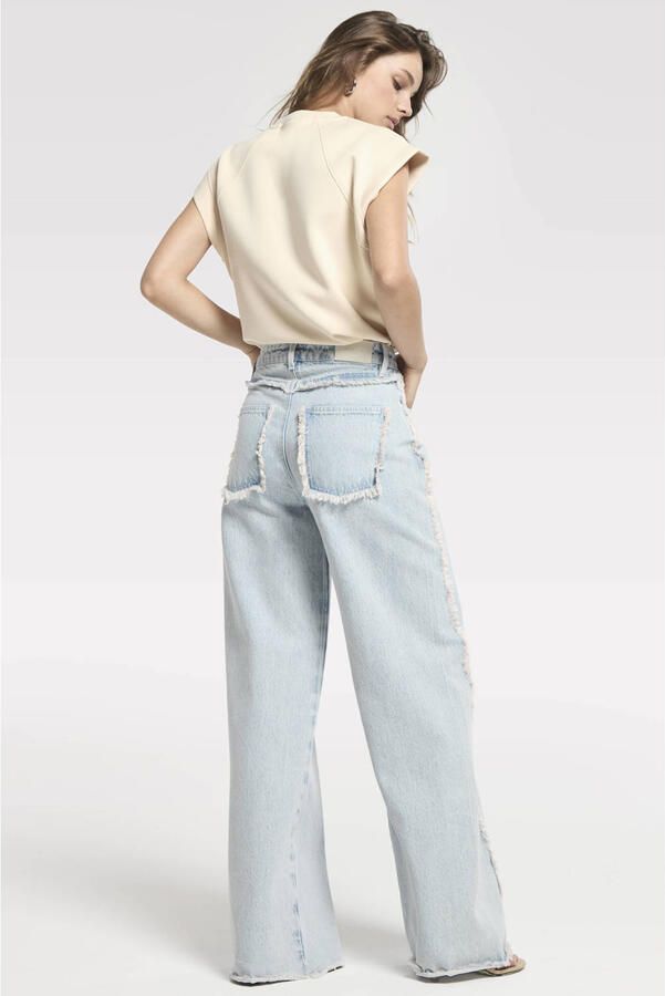 Homage to Denim high waist wide leg jeans medium blue denim - Foto 2