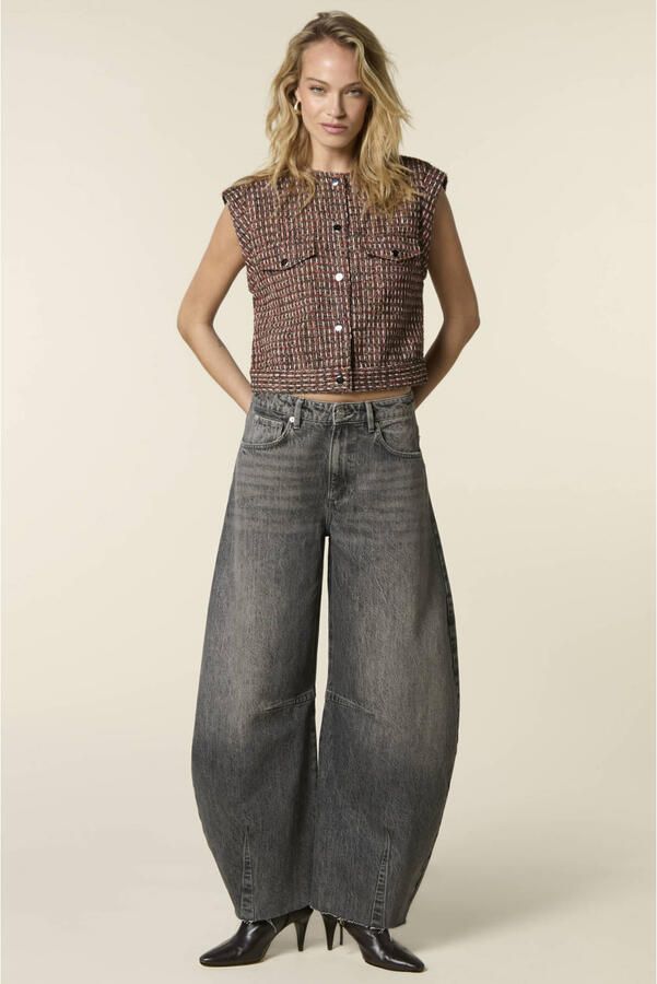 Homage to Denim Jimi barrel jeans grijs