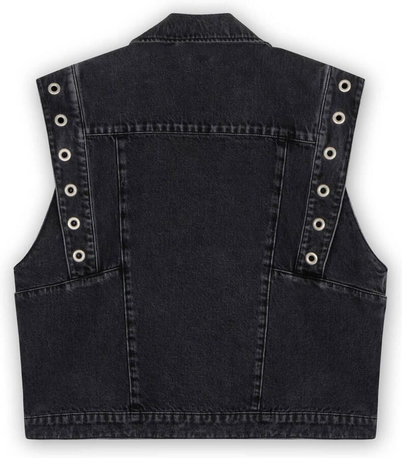 Homage to Denim katoenen spijkerjas zwart - Foto 2