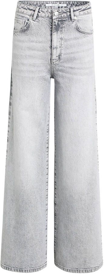 Homage to Denim Rosie Extra Wide Leg Jeans high waist wide leg jeans grey denim - Foto 3
