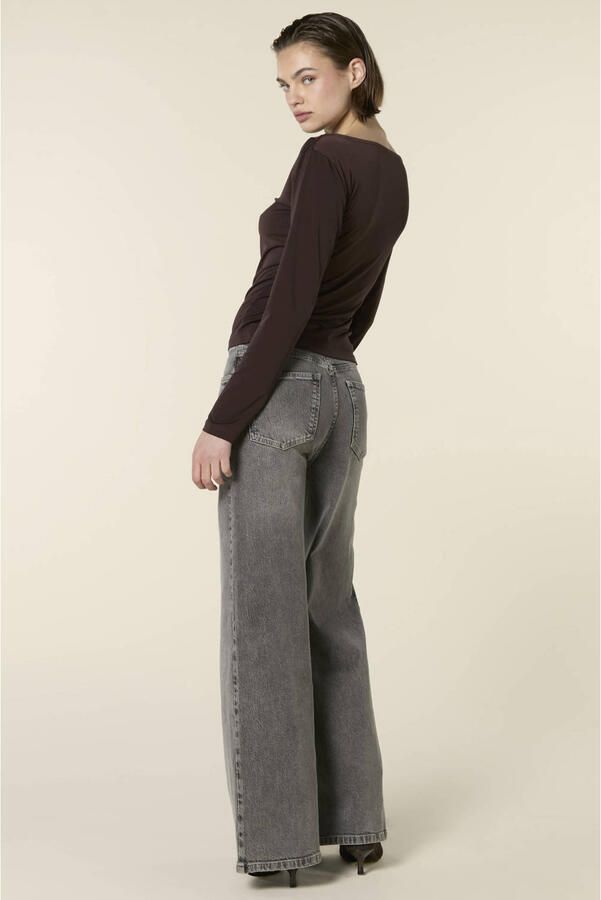 Homage to Denim wide leg jeans grijs - Foto 2