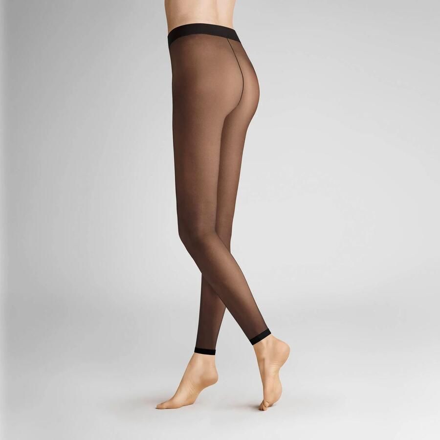 Hudson voetloze thermo panty zwart