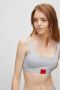HUGO CLASSIFICATION Bustier met labelpatch - Thumbnail 1