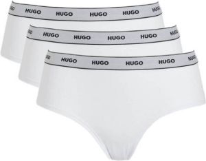 HUGO Slip in een set van 3 stuks met labelprint