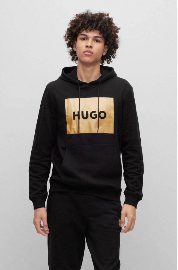 HUGO hoodie met logo black