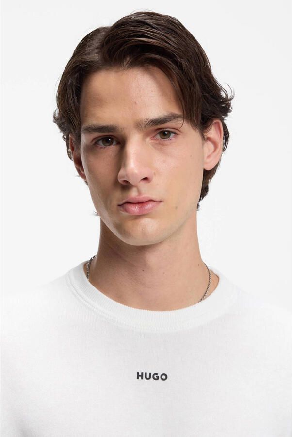 HUGO gebreide trui wit - Foto 2