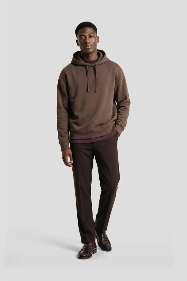 HUGO hoodie donkerbruin - Foto 2