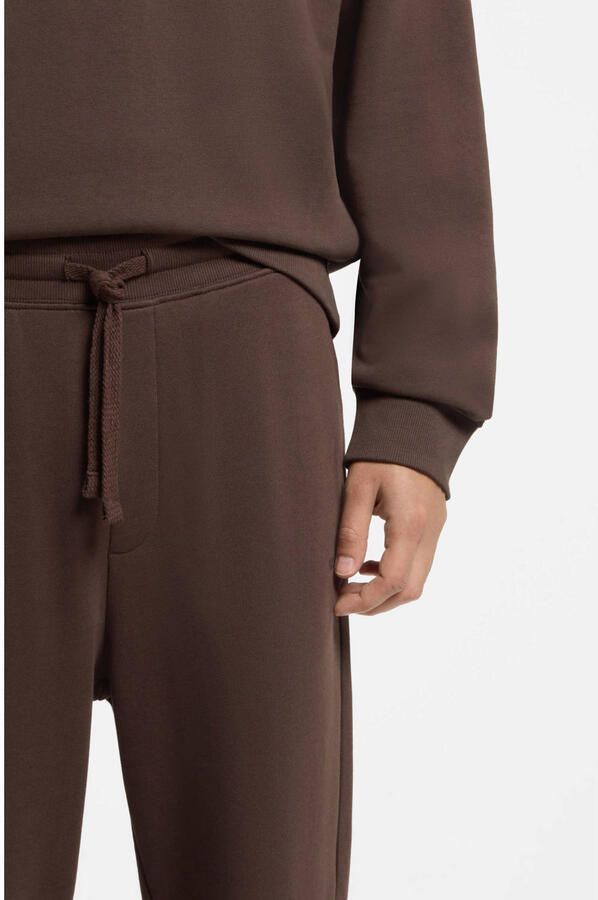 HUGO regular fit joggingbroek bruin - Foto 2