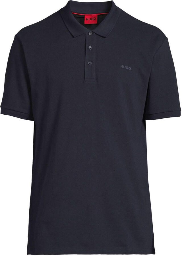 HUGO regular fit polo donkerblauw