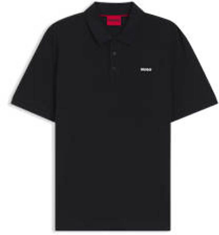 HUGO Regular fit poloshirt van puur katoen model 'DONOS222' - Foto 2