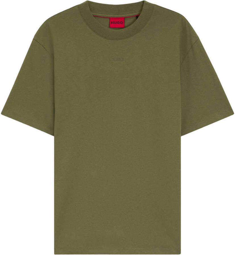 HUGO regular fit T-shirt groen