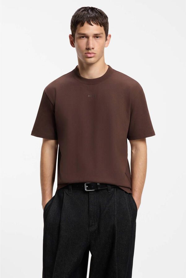 HUGO Regular fit t-shirt van puur katoen model 'Dapolino'