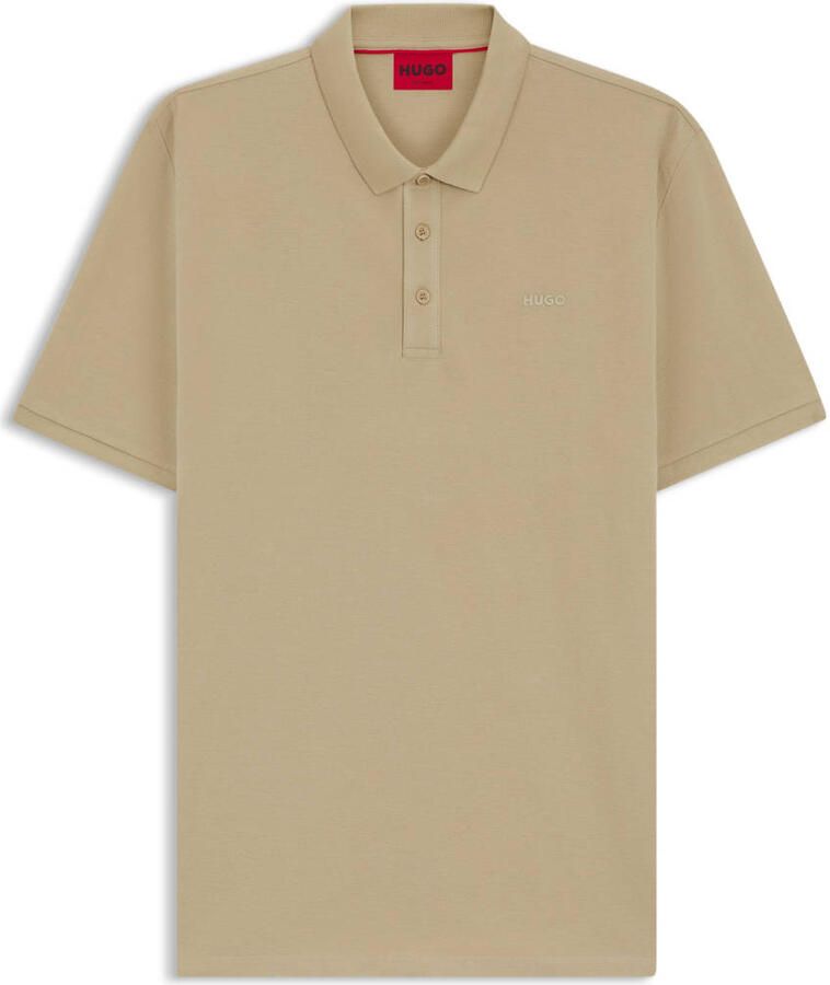 HUGO regular polo DONOS beige